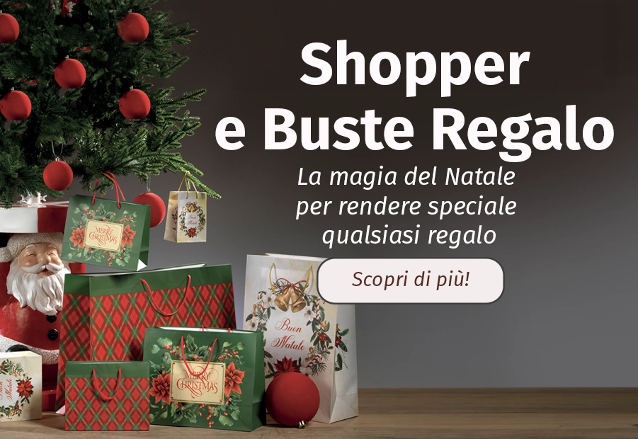 Shopper Natalizie Buste Regalo