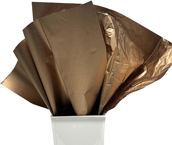 24 Fogli Carta Velina Metallizzata