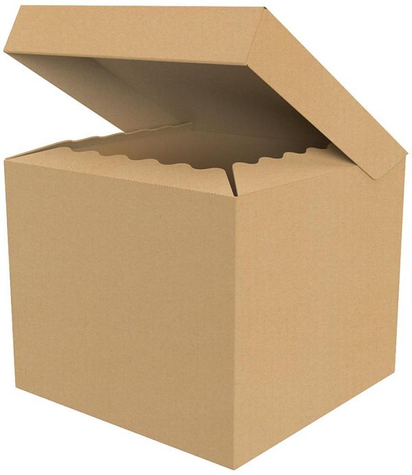 Scatola Kraft Avana (Tutto d'un pezzo)