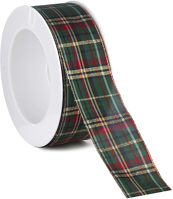 Nastro Scozzese Bordato Lurex