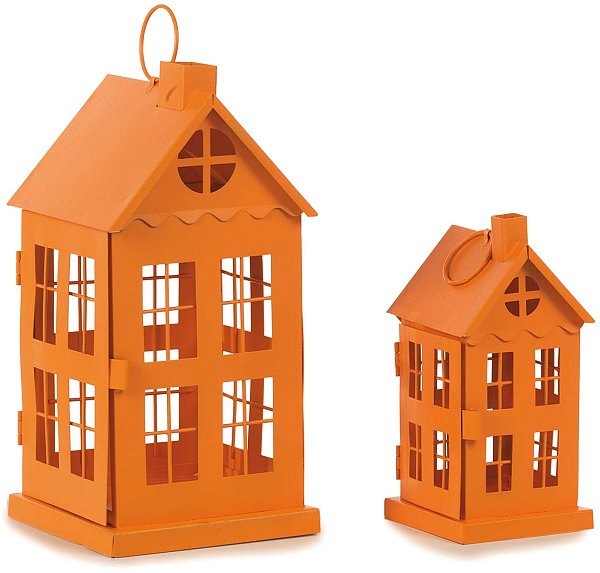 Set Lanterne in Metallo Casetta