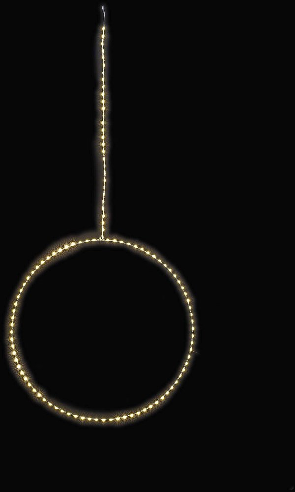 Cerchio Luminoso a Luce Calda da Appendere