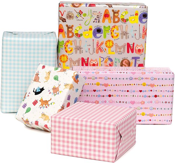 Carta Bambini Assortita in 5 Disegni