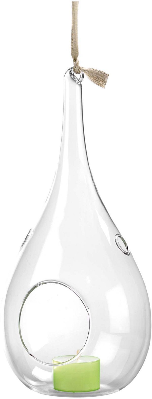 Goccia Deco in Vetro Trasparente