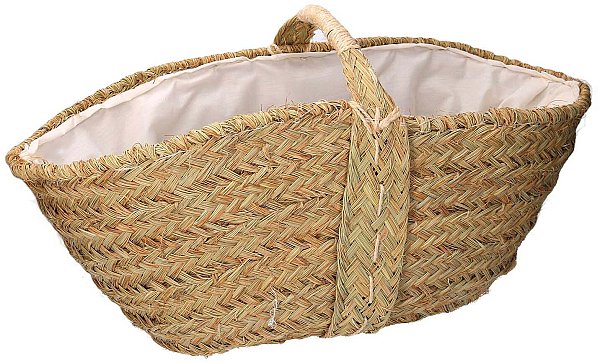 Borsa in Paglia Naturale con Fodera interna