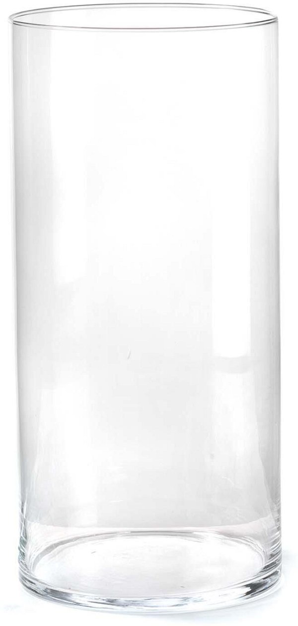 Vaso in Vetro Trasparente Cilindro