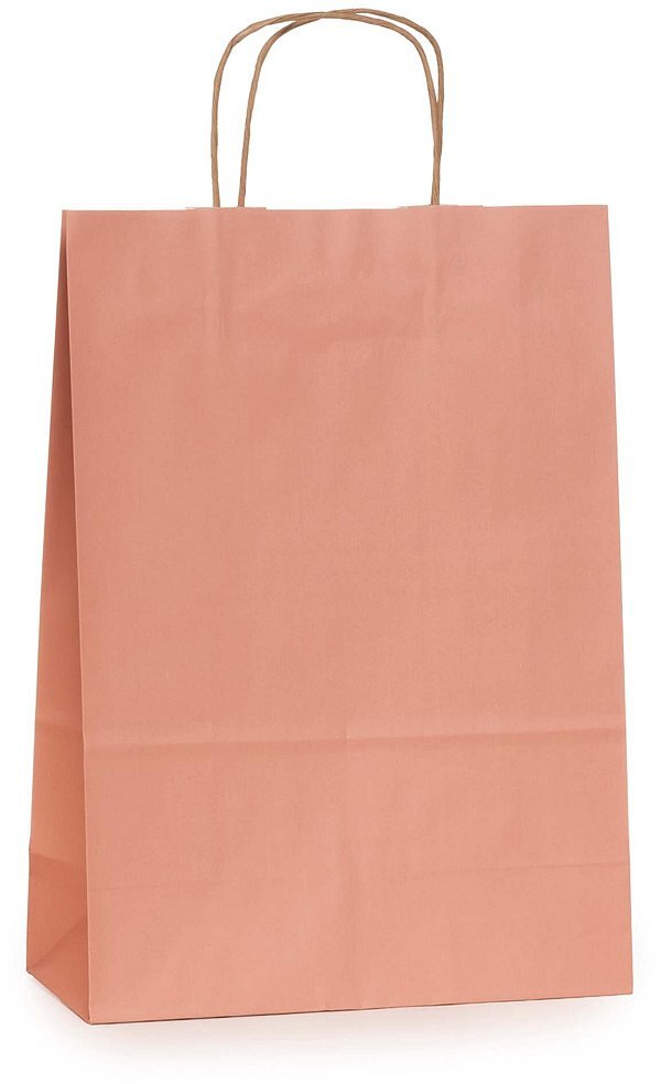 Shopper Carta Rosa Fashion con Maniglia Intrecciata