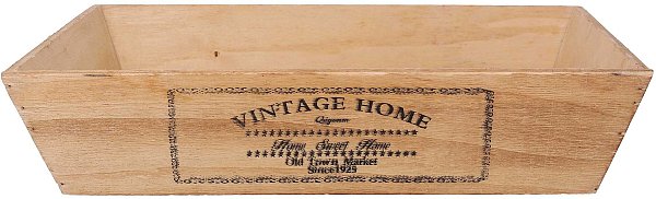 Cassetto in Legno Naturale Rettangolare Vintage Home