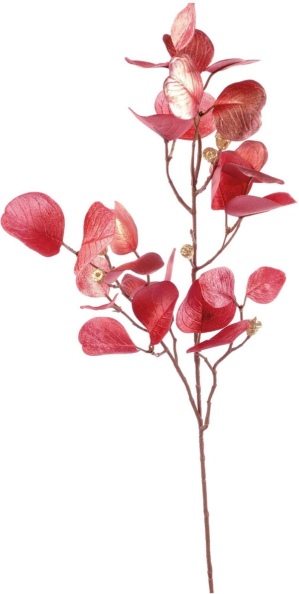 Ramo Eucalyptus Glamour Velvet Rosa Scuro
