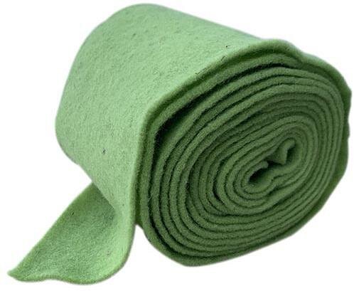 Bobina feltro lana cotta verde chiaro
