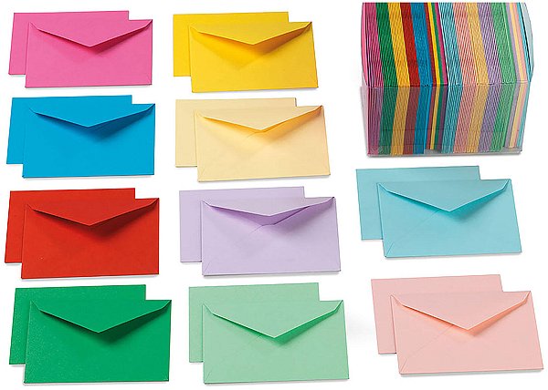 Bustine e Biglietti Colorati Assortiti