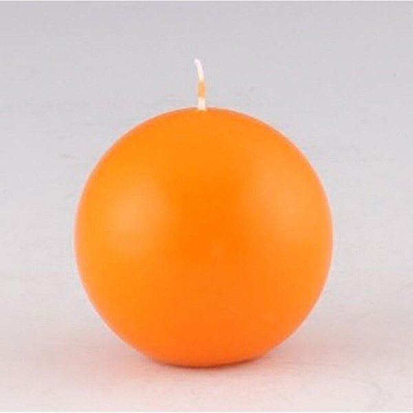 Candela Sfera Cellofanata Arancio