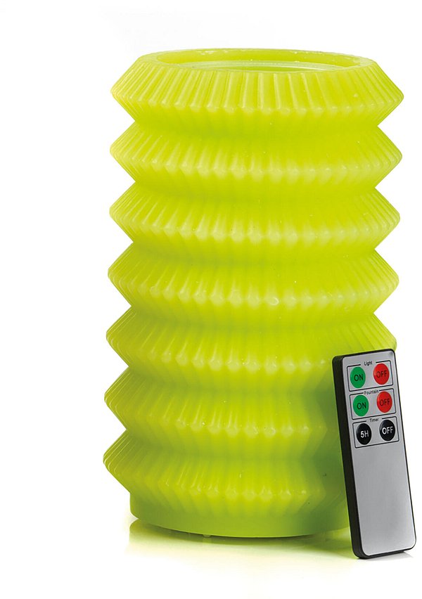 Candela in Cera a Fontana con Led e Telecomando
