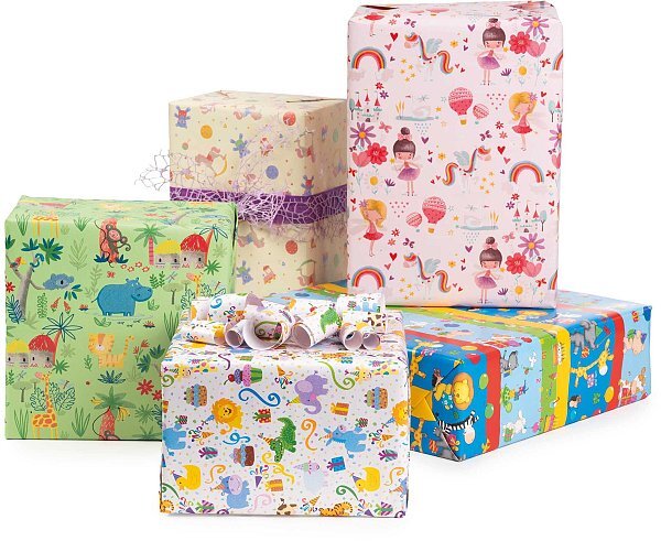 Carta Kids Assortita in 5 Disegni