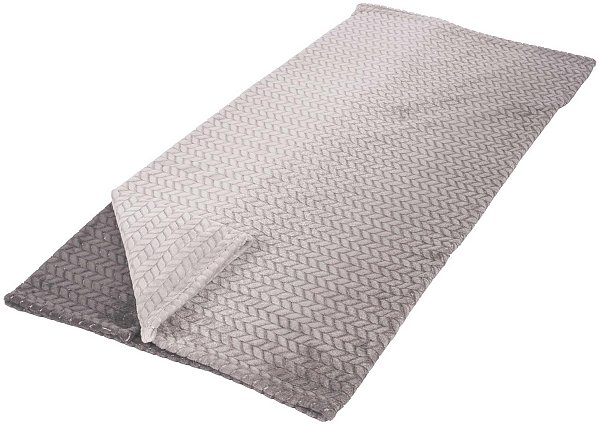 Coperta di Flanella Blankie Nero/Grigio