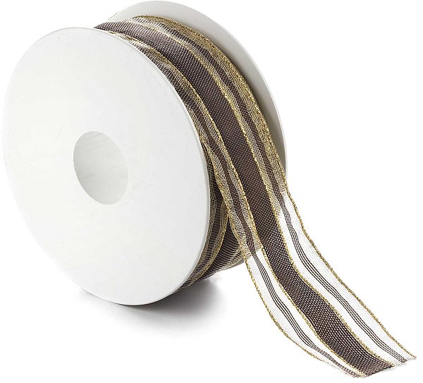 Nastro Tessuto Lino Lamè