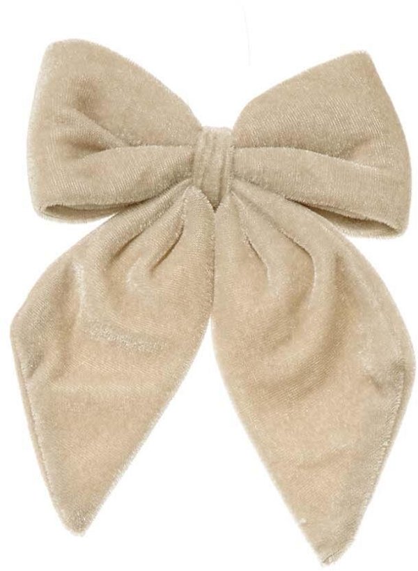 Set Fiocchi in Velluto Champagne