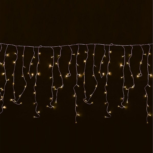 Tenda Stalattiti con Giochi Luce Calda - Non Collegabile