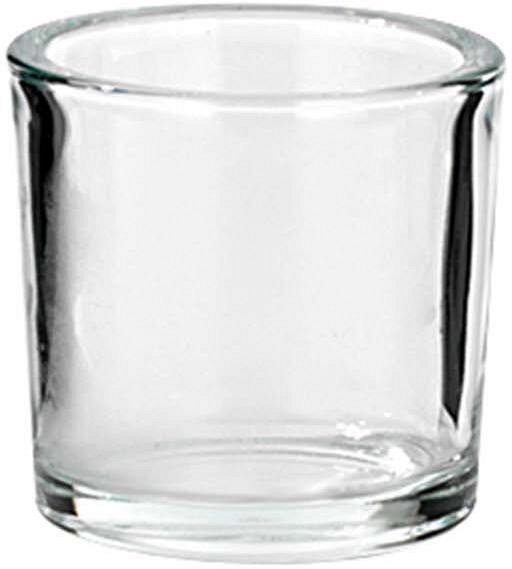 Vaso Cilindro in Vetro Trasparente