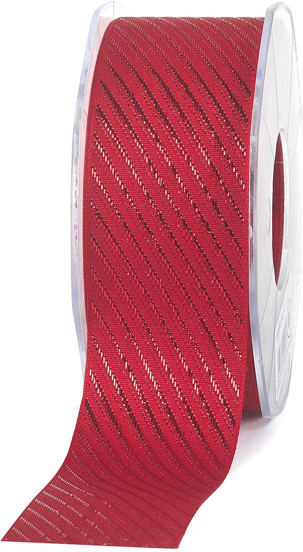Nastro Tessuto Sugar Cane Rosso Laminato