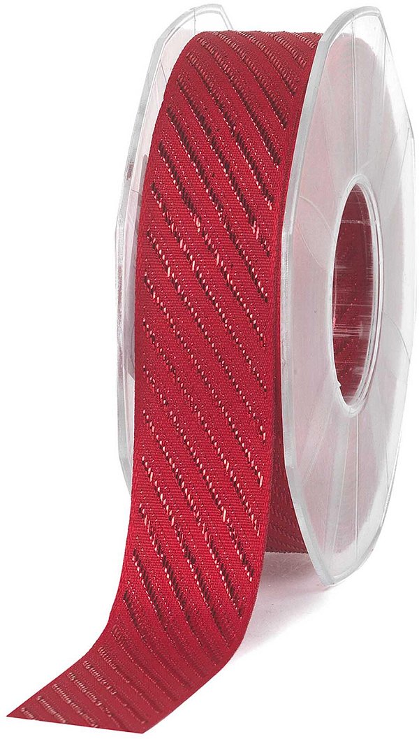 Nastro Tessuto Sugar Cane Rosso Laminato