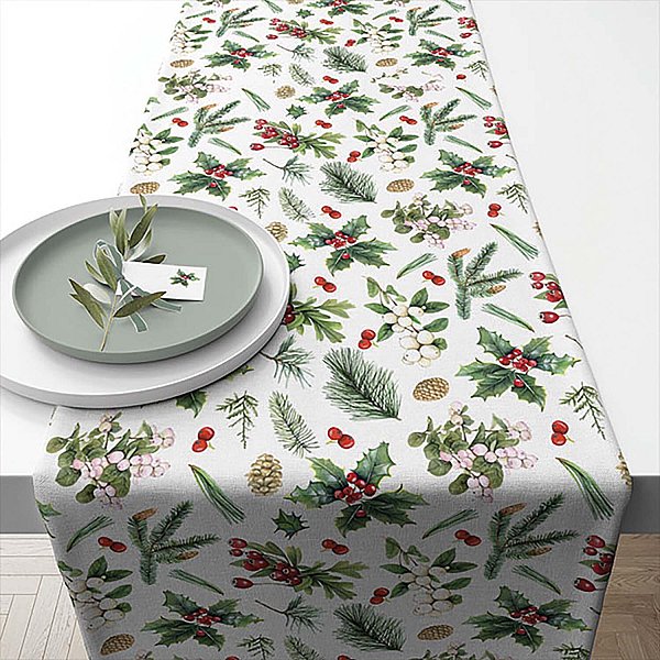 Table Runner in Tessuto Agrifogli