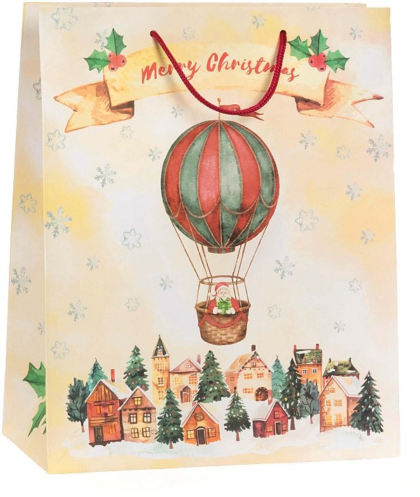 Shopper Plastificata Matt Mongolfiera