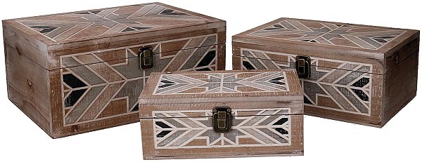 Scatola Rettangolare in Legno Naturale