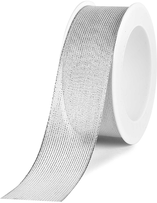 Nastro Tessuto Washington Bianco/Argento