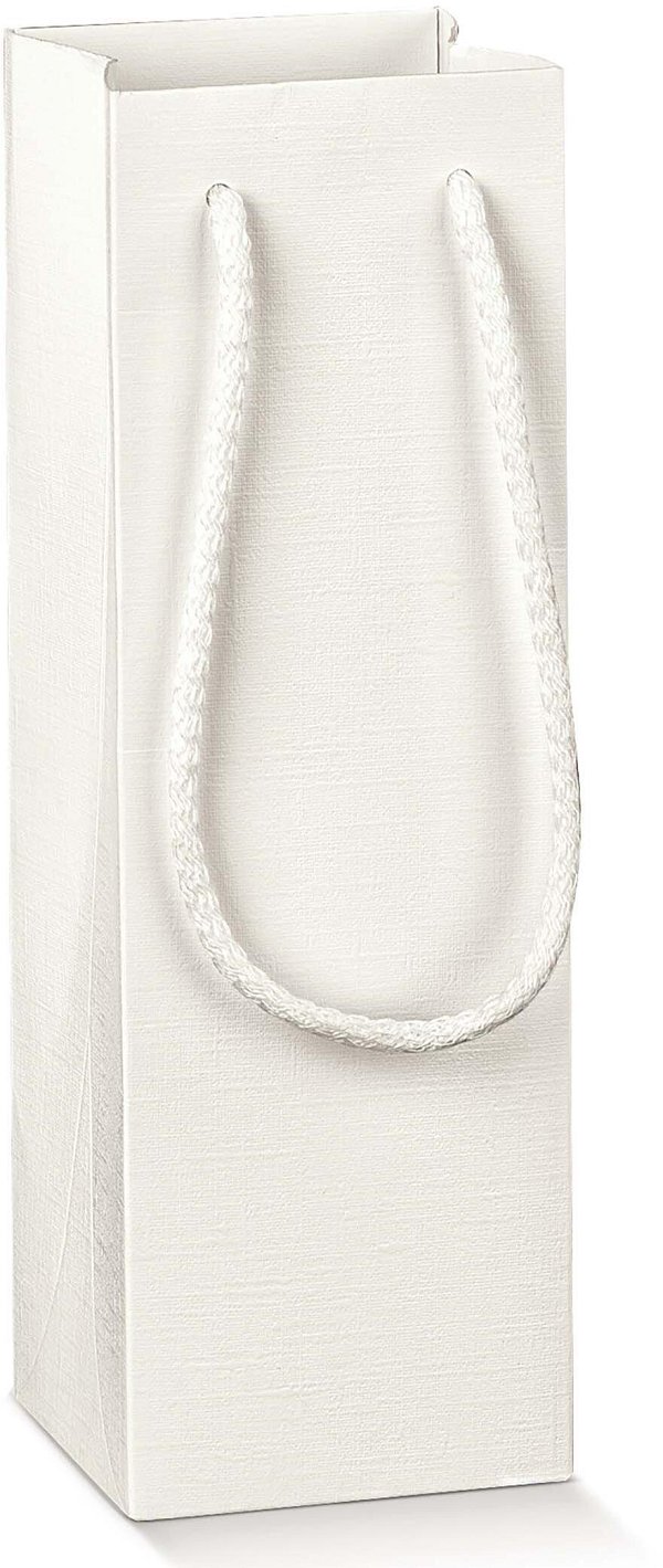 ShopperBox Fibra Bianco con Cordini
