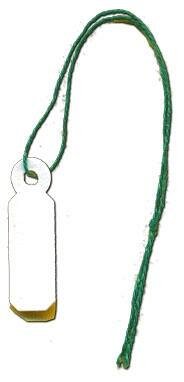 Mazzetta Etichette Pergamena con Filo Verde