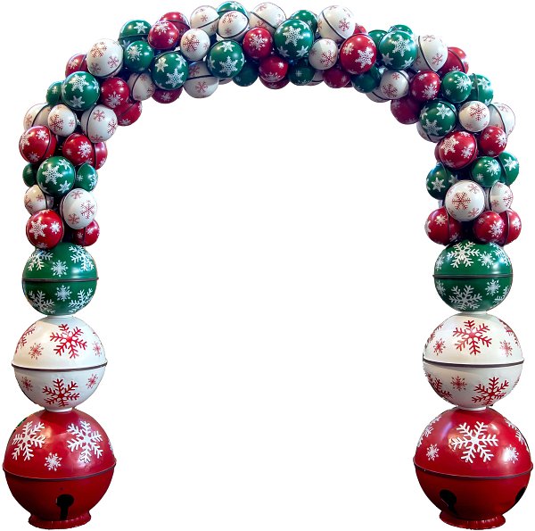 Arco in Metallo con Campanelli Multicolor