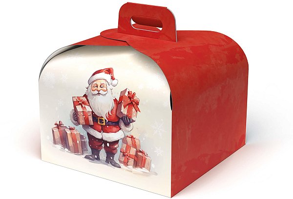 Portapanettone Santa Claus