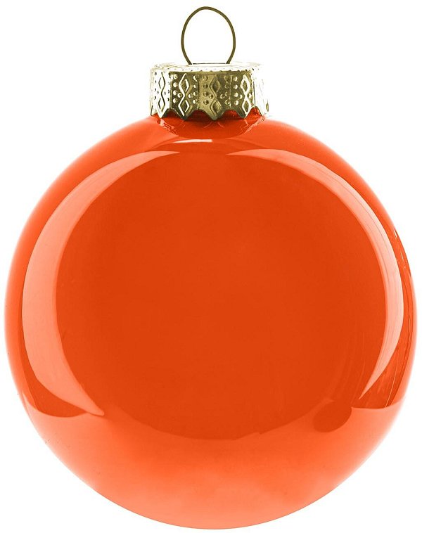 Sfere di Vetro Arancio Perlato