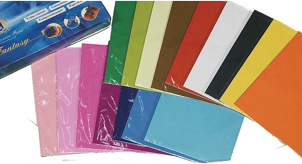 220 Fogli Carta Velina Colorata Assortita in 16 Colori