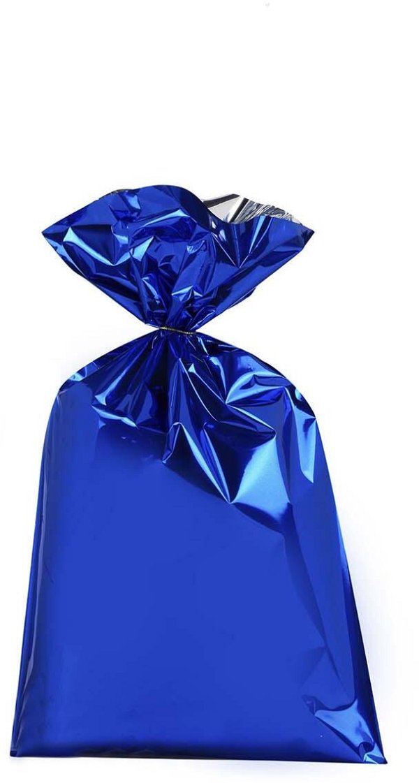 Buste Regalo Lucide Metallizzate Blu