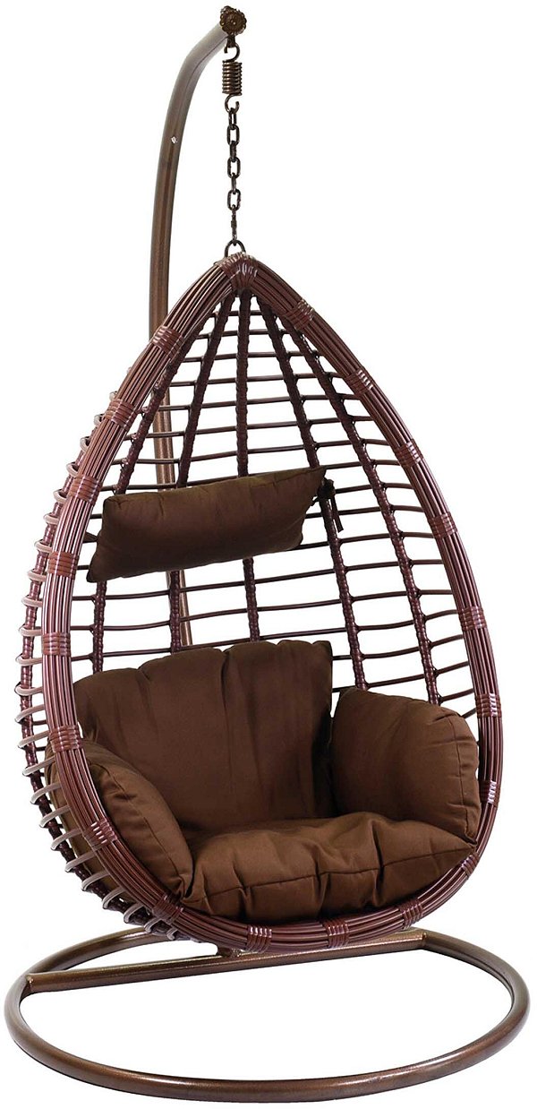 Dondolo Pensile in Polyrattan Denton con Cuscino