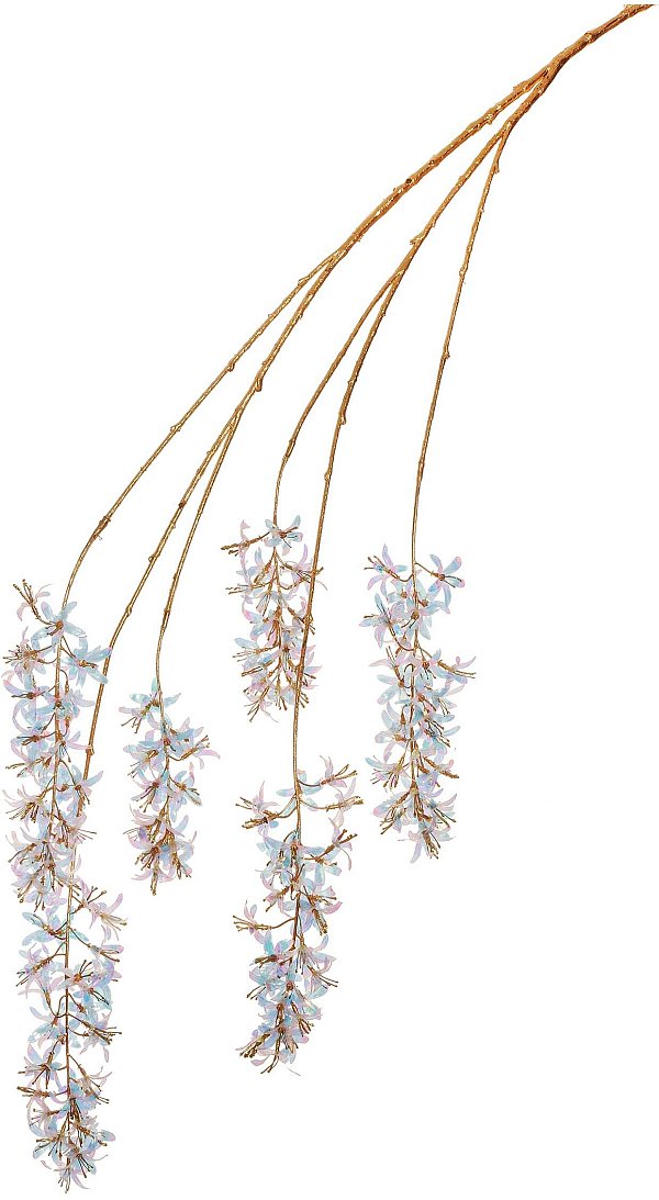 Ramo Pendente di Wisteria Iridescente