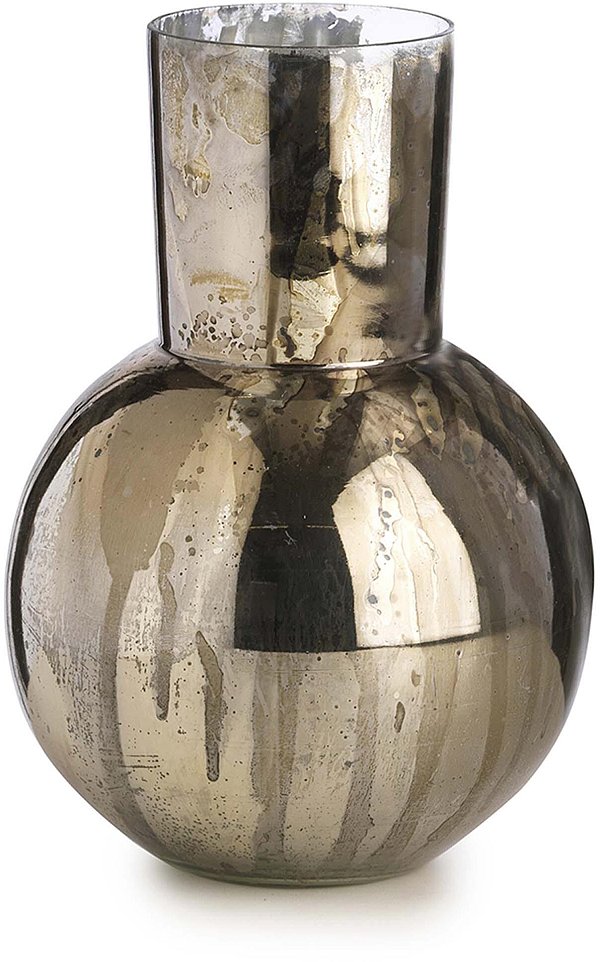 Vaso di Vetro Tondo Cangiante Oro