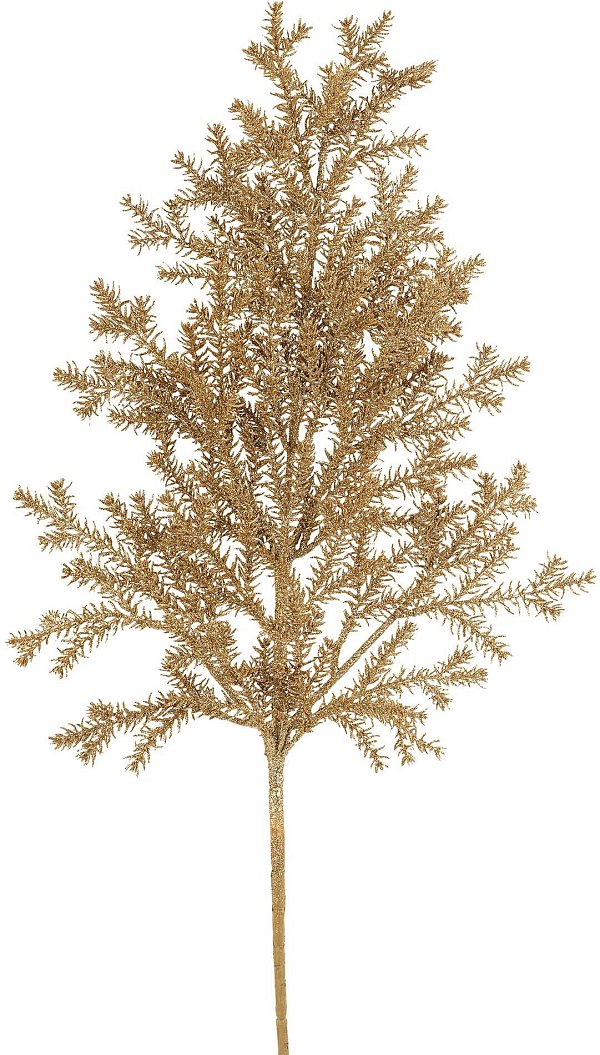 Rami di Pino Dorati con Glitter