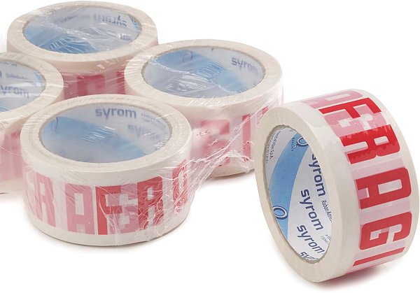 Nastro Adesivo Bianco Fragile