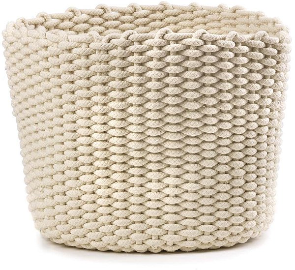 Cesto Porta Vaso in Corda Naturale