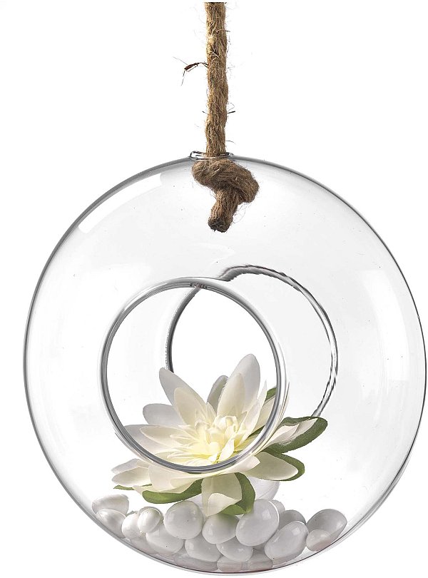 Sil Glass in Vetro Trasparente con Corda