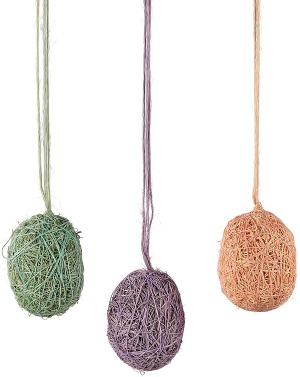 Decorazione Uovo Millefili (Disponibile in 3 Colori)