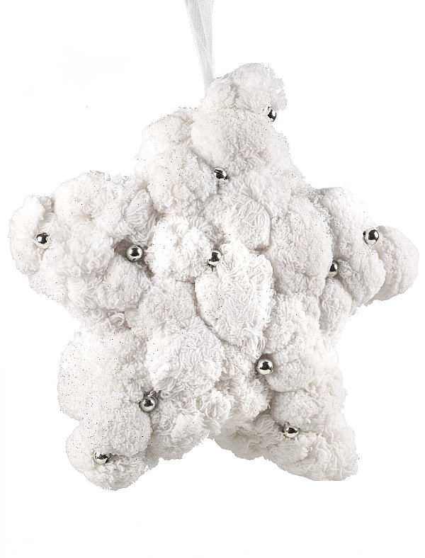 Stelle in Cotone con Perline Argento