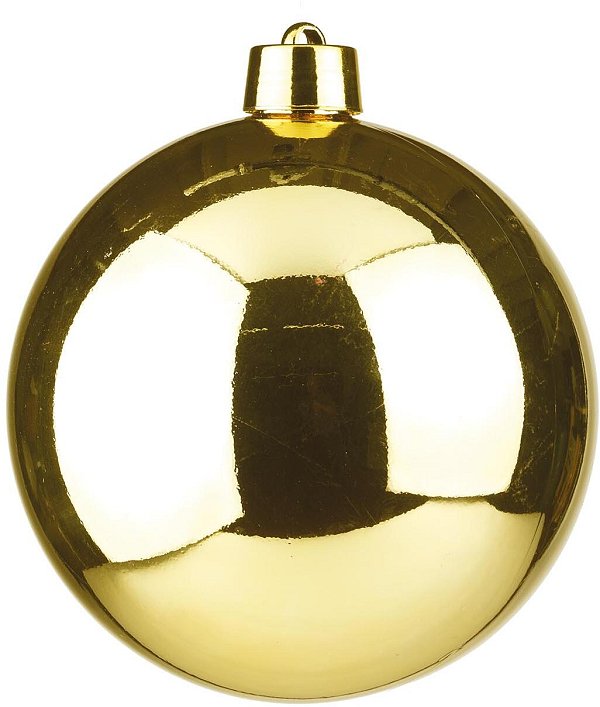 Sfera oro lucido in plastica