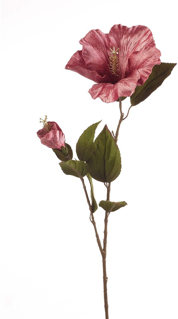 Ramo Ibiscus Glamour Velvet Rosa Scuro