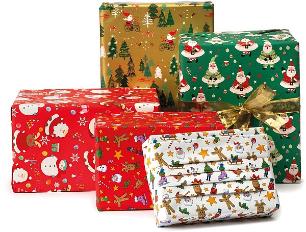 Carta Xmas Kids in 5 Fantasie