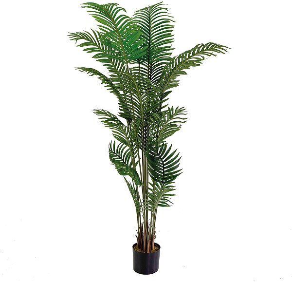 Pianta Artificiale Kenzia Verde in Vaso