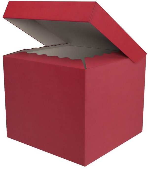 Scatola Liscia Bordeaux (Tutto un pezzo)